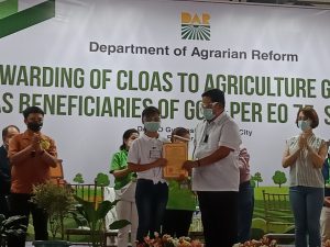 Ist awarding of CLOAs to agri grads
