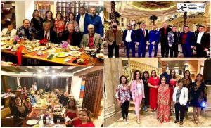 INTIMATE DINNER HOSTED BY AMBASSADOR GOUNET AT HIS BIRTHDAY