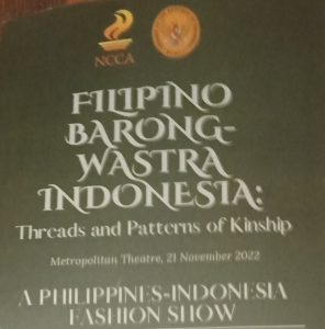 PHILIPPINES and  INDONESIA KINSHIP INTERWOVEN LIKE FABRIC