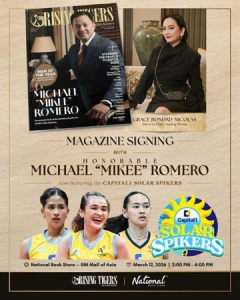MAGAZINE SIGNING OF MIKEE ROMERO AS RISING TIGER MAGAZINE MAN OF THE YEAR AT SM MOA